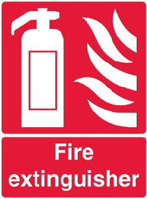 fire extinguisher sign